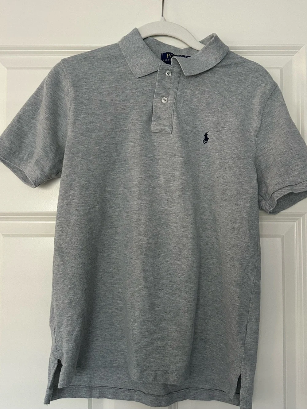 Ralph Lauren Heather Grey Short Sleeve Polo